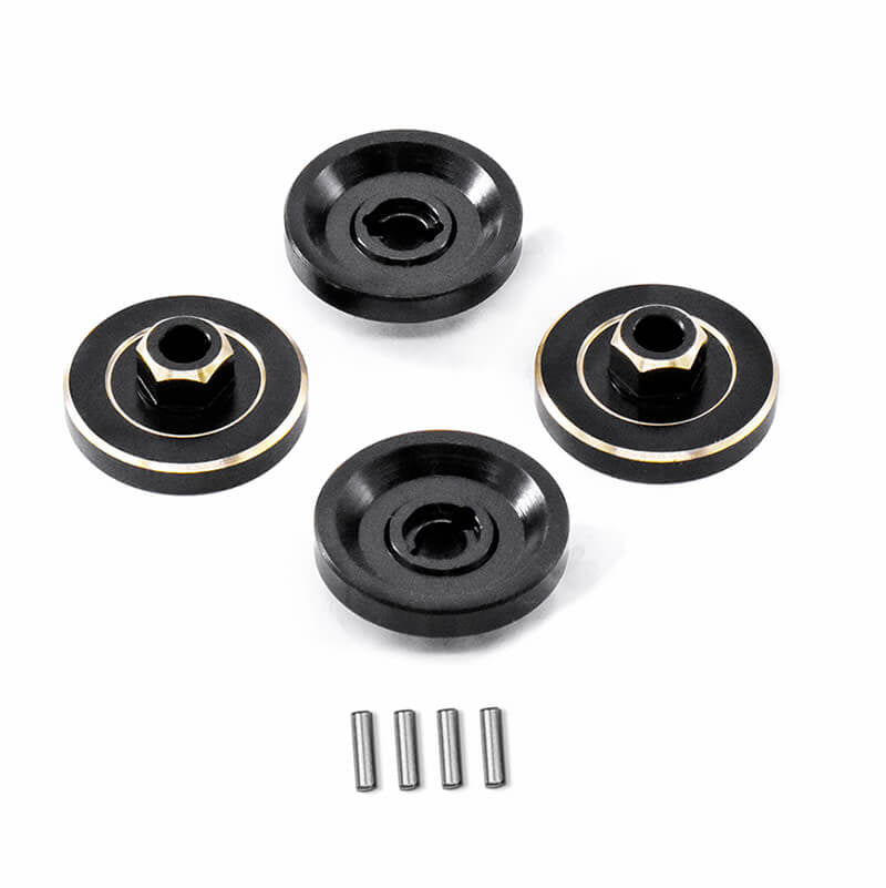 FASTRAX R/C PRODUCTS - FASTRAX FCX24 BLACK BRASS
WHEEL COUNTERWEIGHTS (4PC) - FTFMS004BRB