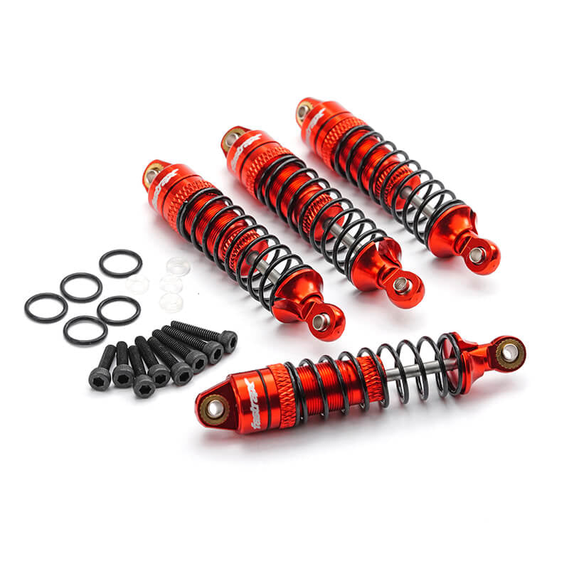 FASTRAX R/C PRODUCTS - FASTRAX ARRMA GROM/GRANITE/MOJ
AVE ALUM SHOCK SET (4PC) - RED - FTAR064R