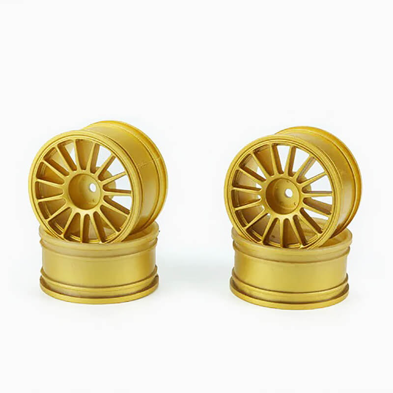 CARISMA - M48S MULTI SPOKE
WHEELS SET ( GOLD) 12MM HEX - CA16479