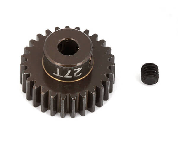 ASSOCIATED ELECTRICS - ASSOCIATED FACTORY TEAM ALUM.
PINION GEAR 27T 48DP 1/8"SHAFT - AS1345
