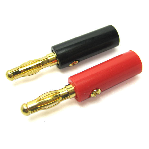 ETRONIX - 4.0MM GOLD CONNECTOR,RED&BLACK
BANANA PLUGS - ET0600