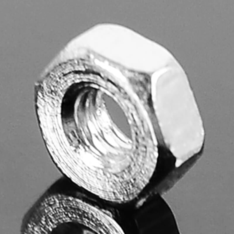 RC4WD - REGULAR M2 NUTS (SILVER) - Z-S0875