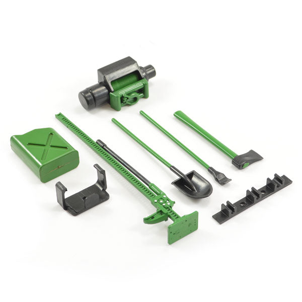 FASTRAX R/C PRODUCTS - FASTRAX SCALE 6-PIECE TOOL SET
GREEN/BLACK PAINTED - FAST2334