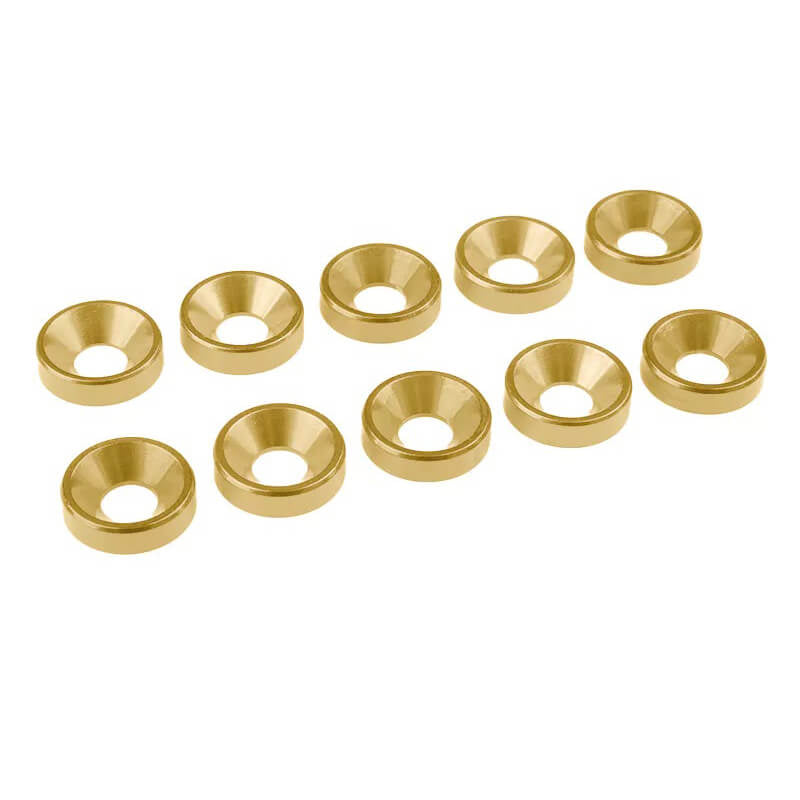 CORALLY - M4 FLAT HEAD WASHER
ALUMINUM LE 10 PCS - C-3213-40-6