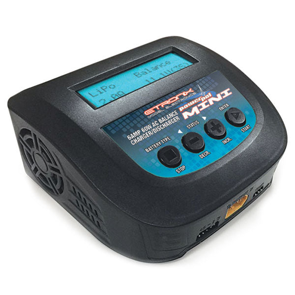 ETRONIX - POWERPAL MINI AC 6A
60W BALANCE CHARGER/DISCHARGER - ET0204