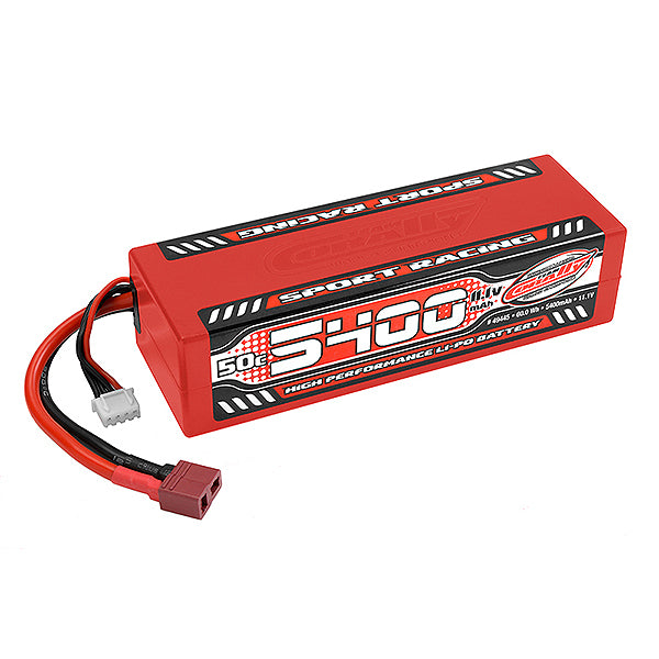 CORALLY - SPORT RACING 50C LIPO
BATTERY 5400MAH 11.1V STICK 3S - C-49445