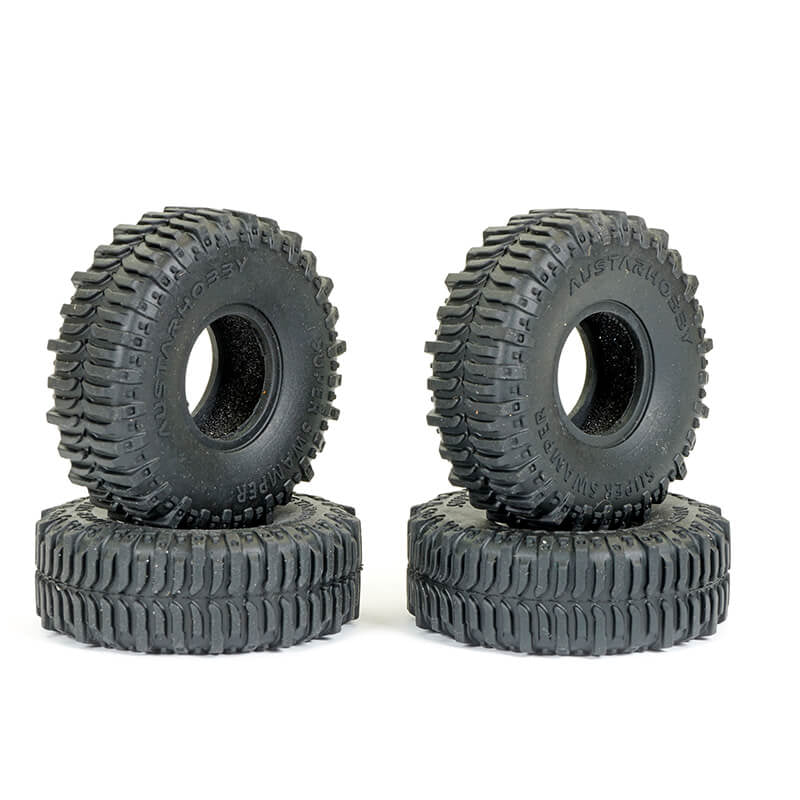 FASTRAX R/C PRODUCTS - FASTRAX TRX-4M SUPER SWAMPER
TYRE & FOAM SET (4PC) 60x21mm - FTTX486