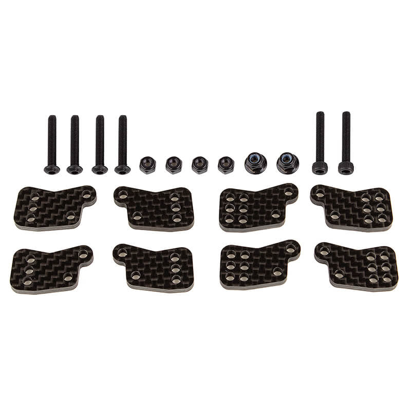 ASSOCIATED ELECTRICS - TEAM ASSOCIATED RC8B4.1/e FT
REAR HUB TOWER SET, CARBON - AS81649