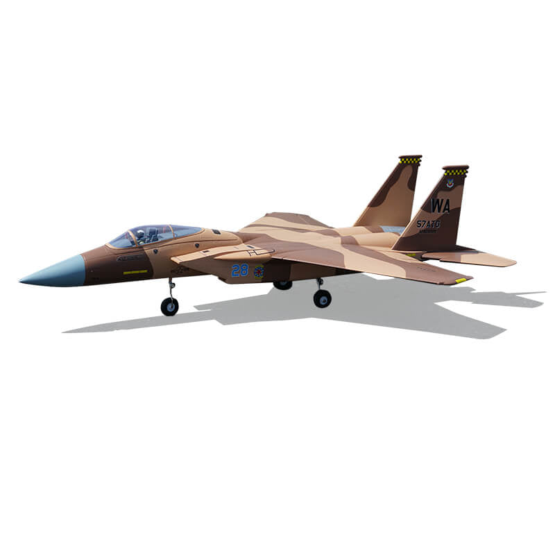 XFLY MODEL - XFLY TWIN 40MM F-15 EDF 710MM
JET w/o TX/RX/BATT - DESERT - XF120P-B