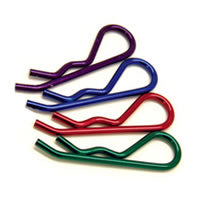 FASTRAX R/C PRODUCTS - 1/8TH/1/5TH/TRANSPONDER BODY
CLIPS METALLIC GREEN(6) - FAST210MG