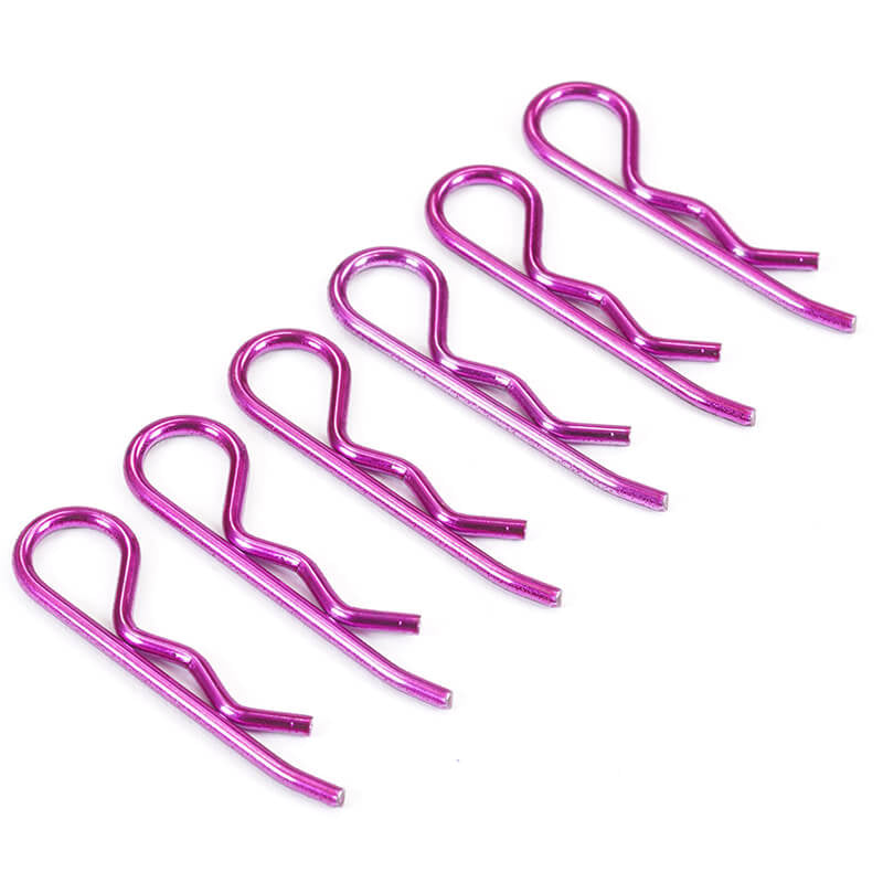 FASTRAX R/C PRODUCTS - METALLIC PURPLE LARGE CLIPS - FAST213MP