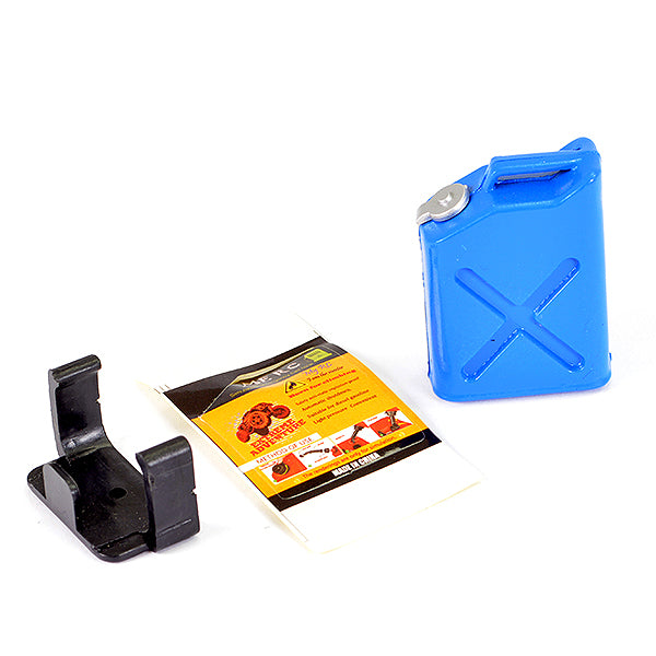 FASTRAX R/C PRODUCTS - FASTRAX PAINTED FUEL JERRY CAN
& MOUNT - BLUE - FAST2326B