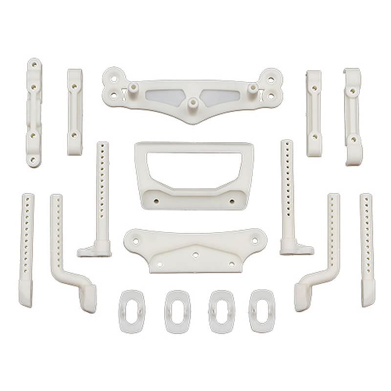 ASSOCIATED ELECTRICS - TEAM ASSOCIATED DC10 ARM/BODY/
BUMPER MOUNTS, NATURAL - AS72295
