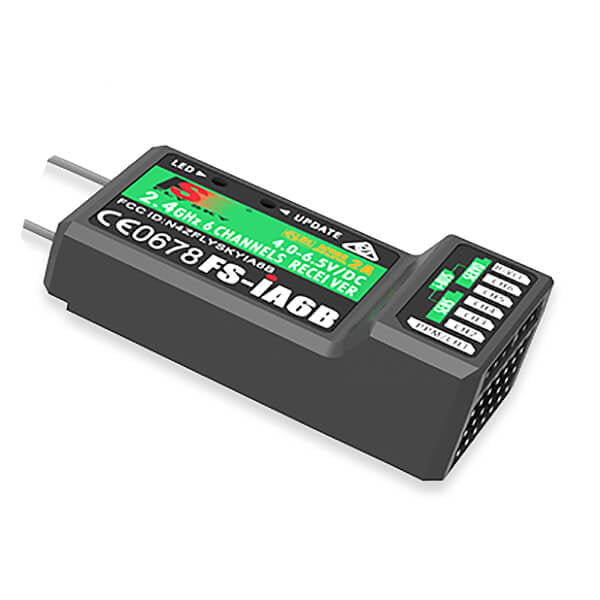 FLYSKY - FS-i6X 6CH 2.4GHZ
RECEIVER - FS-IA6B