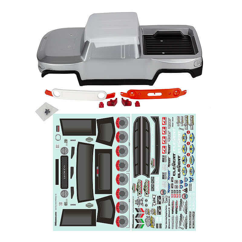 ELEMENT RC BY ASSOC. ELECTRICS - ELEMENT RC ENDURO SE UTRON
BODYSHELL SET GREY - EL42350
