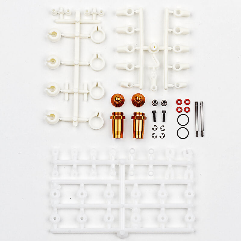 ASSOCIATED ELECTRICS - TEAM ASSOCIATED RC10 FRONT
SHOCK KIT 0.56 IN (PR) GOLD - AS6462