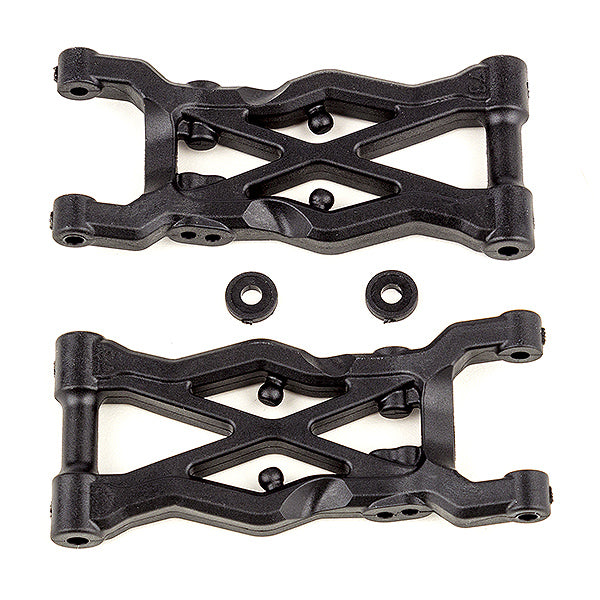 ASSOCIATED ELECTRICS - TEAM ASSOCIATED B6.2 REAR
SUSPENSION ARMS (73mm) - AS91853