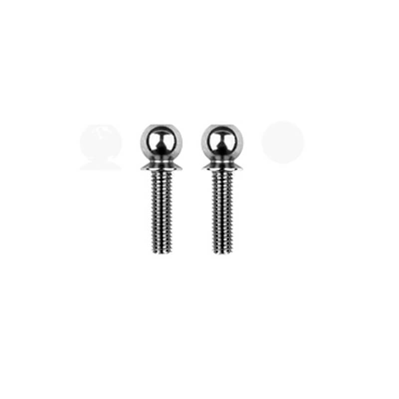 ASSOCIATED ELECTRICS - ASSOCIATED FT HD TITANIUM
BALLSTUDS SHORT, 12MM - AS32099