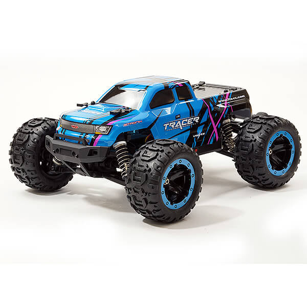 FTX - TRACER 1/16 4WD BRUSHLESS
MONSTER TRUCK RTR - BLUE - FTX5596B