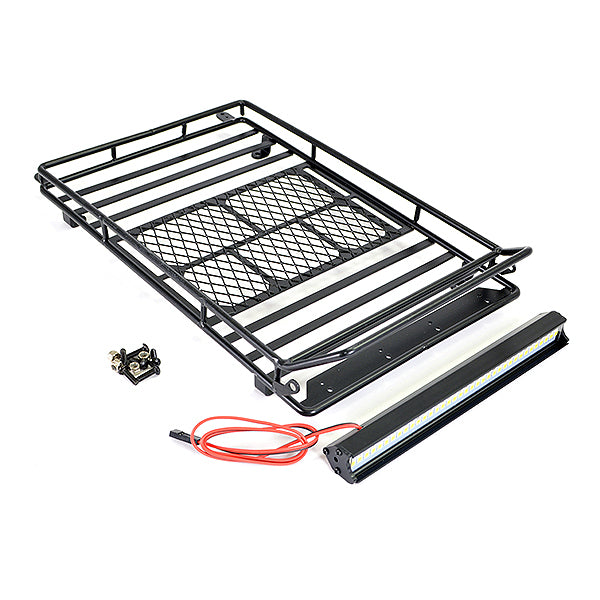 FASTRAX R/C PRODUCTS - FASTRAX ROOFTOP LUGGAGE RACK
W/LED LIGHT BAR (230X143X25MM) - FAST2303