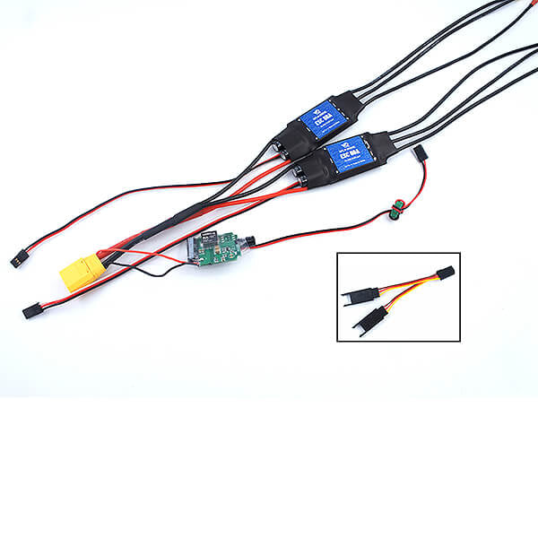 XFLY MODEL - XFLY TWIN 60A ESC WITH 8A BEC - XFESC60A