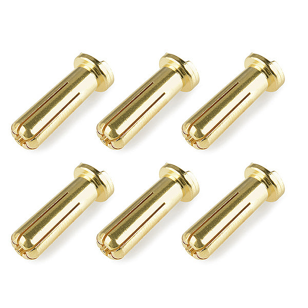 CORALLY - BULLIT CONNECTOR 5.0MM
MALE SOLID TYPE GOLD PLATED U - C-50153
