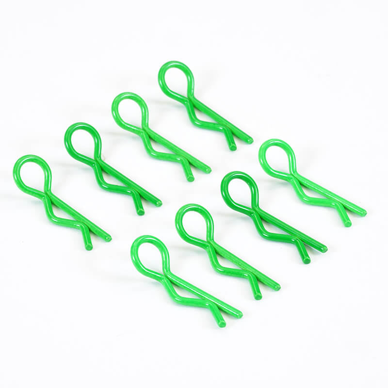 FASTRAX R/C PRODUCTS - FLUORESCENT GREEN SM CLIPS - FAST212FG