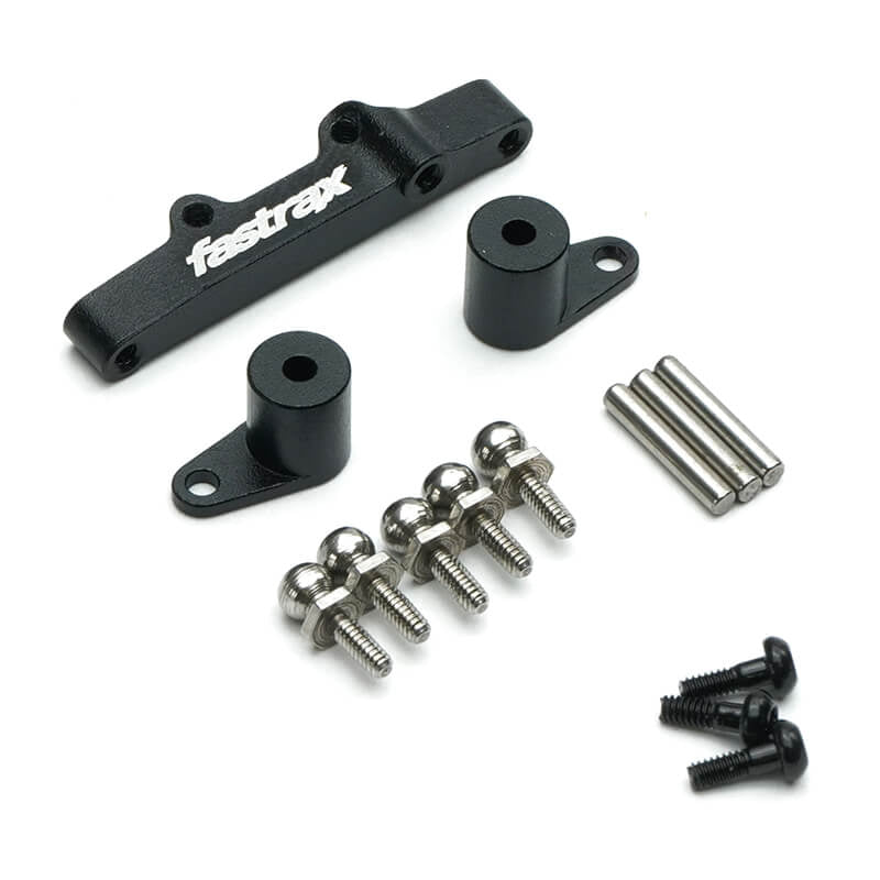 FASTRAX R/C PRODUCTS - FASTRAX LOSI MICRO-B ALUMINIUM
STEERING SET W/RODS - FTLS07BK