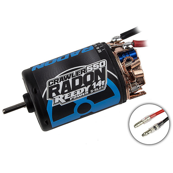 REEDY - RADON 2 CRAWLER 550 14T
5 SLOT 1600KV BRUSHED MOTOR - AS27464