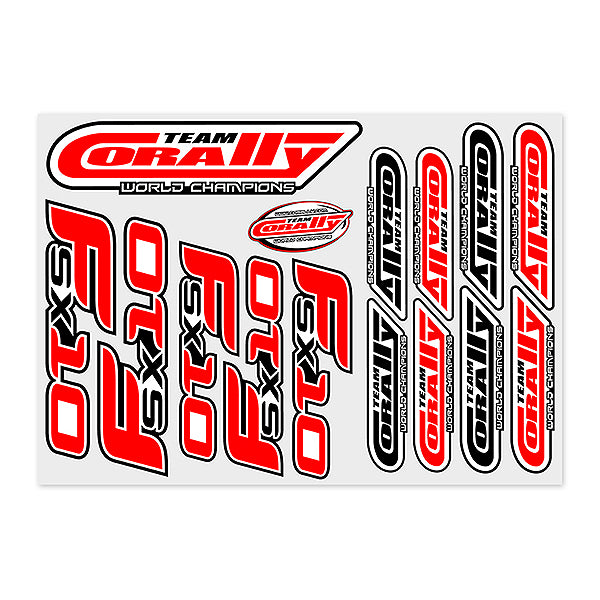 CORALLY - STICKERSHEET FSX10
PRECUT 210X148MM 1 PC - C-99905