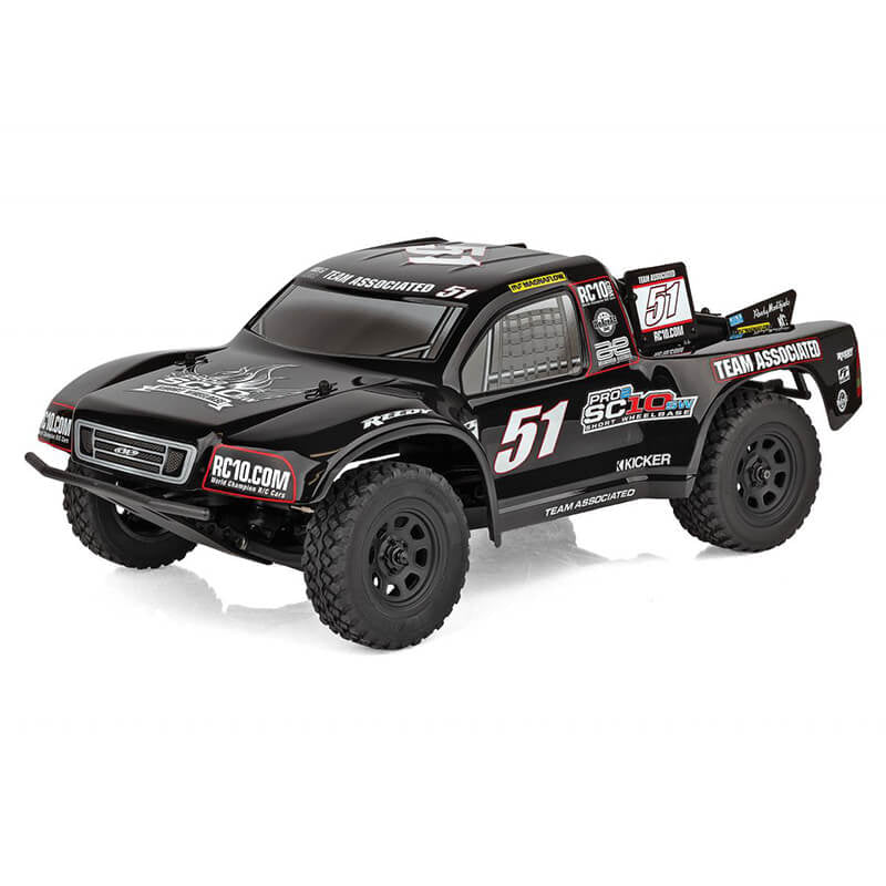 ASSOCIATED ELECTRICS - TEAM ASSOCIATED PRO2 SC10SW
SHORT COURSE TRUCK RTR - BLACK - AS70041