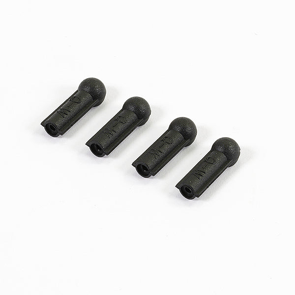 FASTRAX R/C PRODUCTS - FASTRAX BLACK THROTTLE
BALLCUPS (4) - FAST43BK