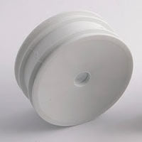 ASSOCIATED ELECTRICS - ASSOCIATED RC10B4 FRONT 2.2"
WHEELS WHITE - AS9588