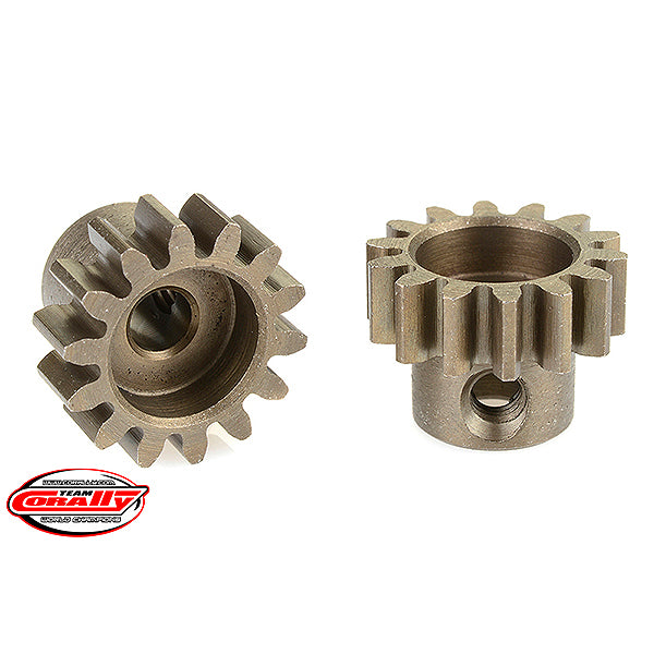 CORALLY - 32 DP PINION SHORT HAR
DENED STEEL 14 TEETH SHAFT DIA - C-71514