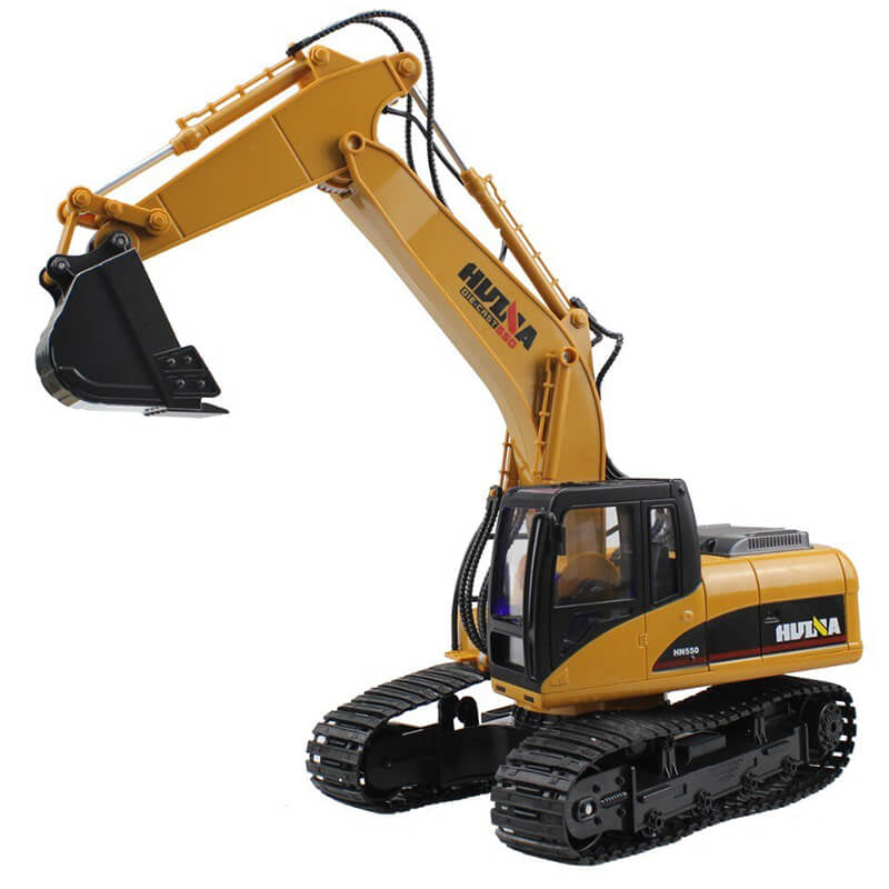 HUINA INDUSTRIAL - HUINA 1/14 SCALE RC EXCAVATOR
2.4G 15CH w/DIE CAST BUCKET - CY1535