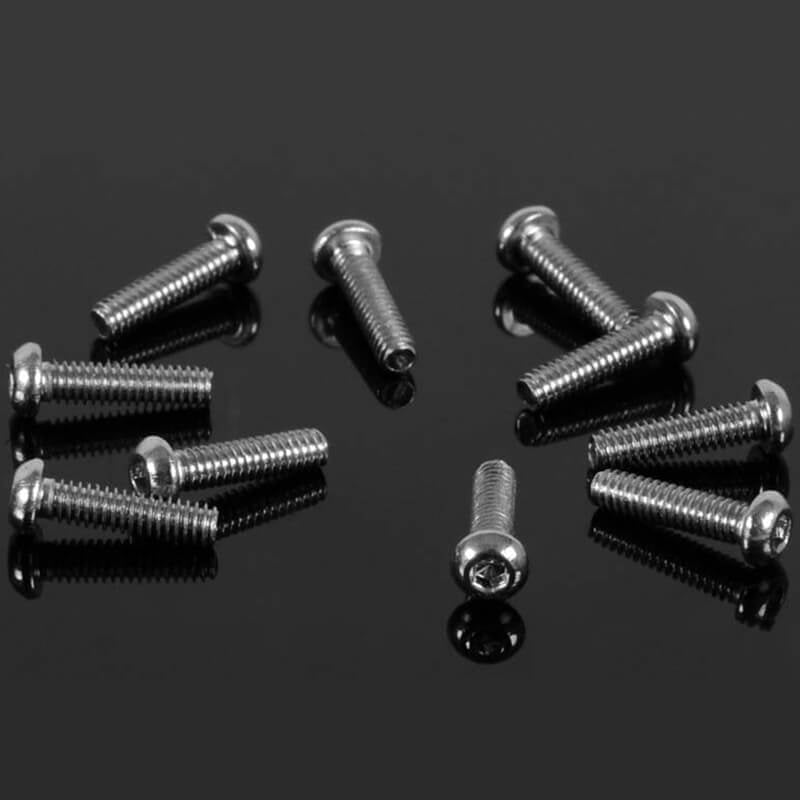RC4WD - BUTTON HEAD CAP SCREWS
M2 X 8MM (10) - Z-S0901