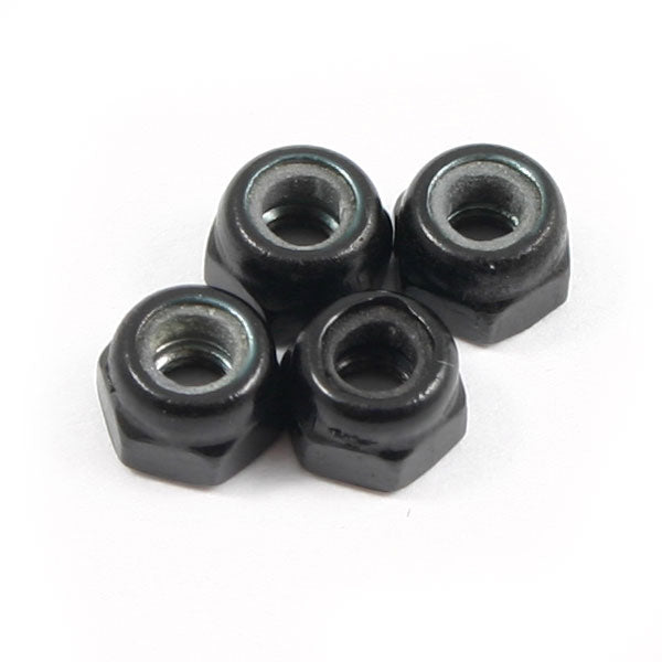 FASTRAX R/C PRODUCTS - FASTRAX M3 BLACK LOCKNUTS
(4PCS) - FASTM3BK