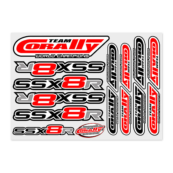 CORALLY - STICKERSHEET SSX8R
PRECUT 210X148MM 1 PC - C-99902