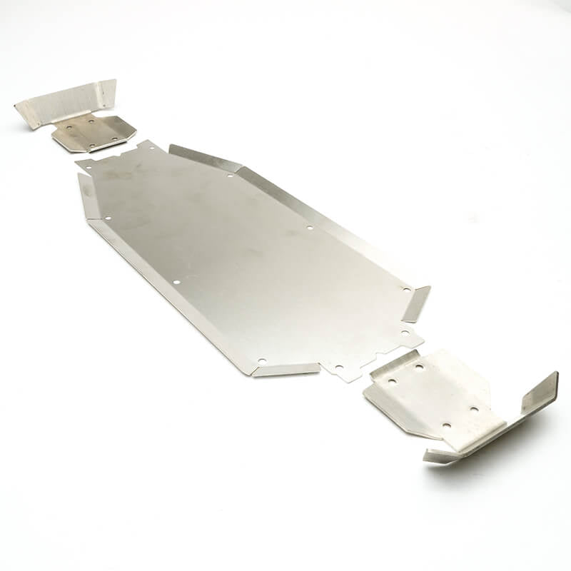 FASTRAX R/C PRODUCTS - FASTRAX SLEDGE STAINLESS STEEL
CHASSIS ARMOR SKID PLATE KIT - FTTX430
