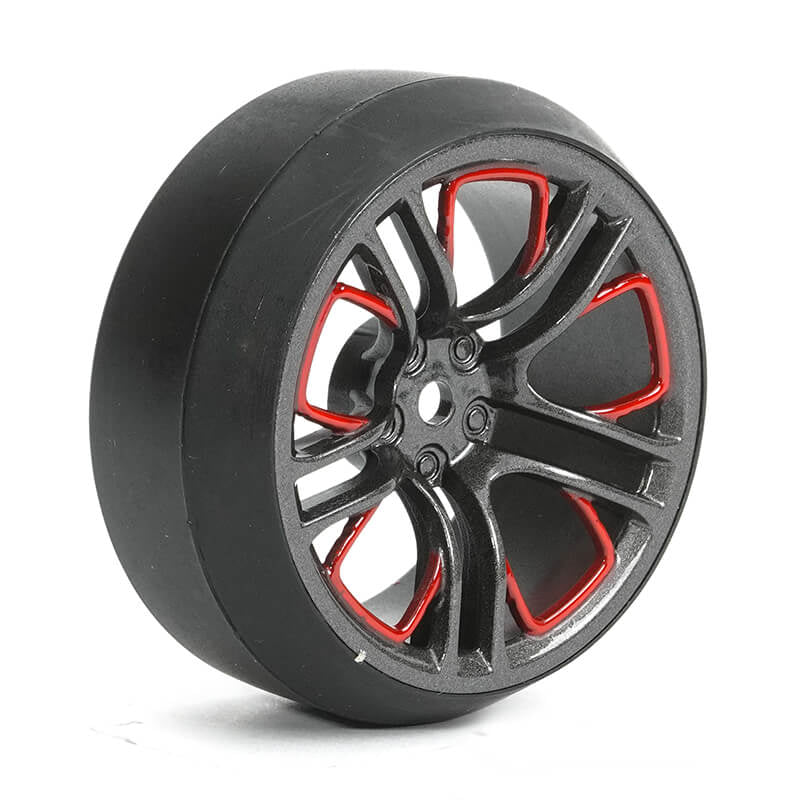 FASTRAX R/C PRODUCTS - FASTRAX 1/10 (4) DRIFT D3 TYRE
w/3MM 10-SPOKE WHEEL-GRAPHITE - FAST1352G-D33
