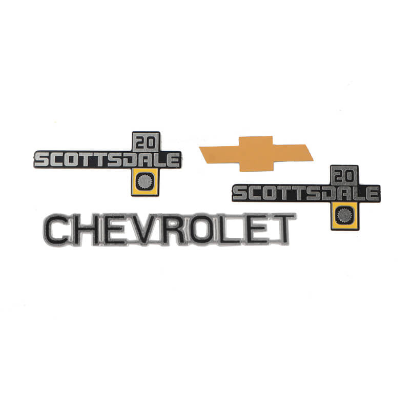 RC4WD - CHEVROLET K10 SCOTTSDALE
METAL EMBLEM SET (K20) - Z-S0112