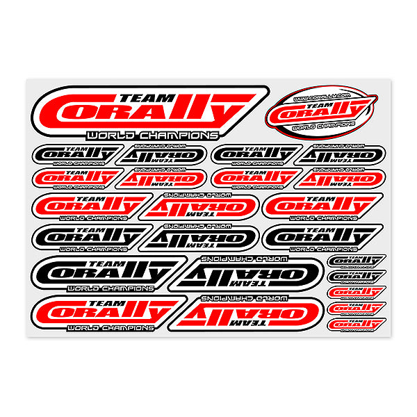 CORALLY - SPONSOR STICKERSHEET
 PRECUT 210X148MM 1 PC - C-99920