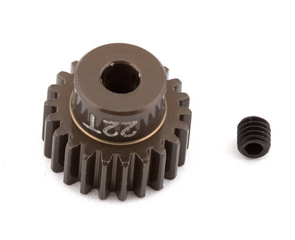 ASSOCIATED ELECTRICS - ASSOCIATED FACTORY TEAM ALUM.
PINION GEAR 22T 48DP 1/8"SHAFT - AS1340
