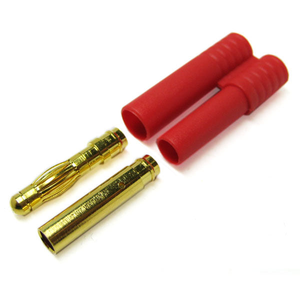 ETRONIX - 4.0MM GOLD CONNECTOR W/HOUSING - ET0604