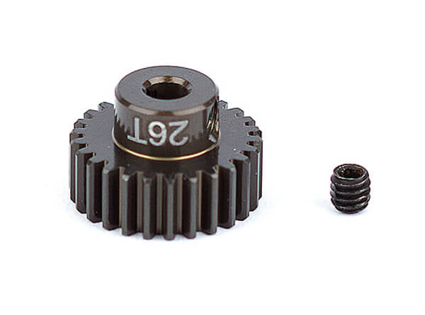 ASSOCIATED ELECTRICS - ASSOCIATED FACTORY TEAM ALUM.
PINION GEAR 26T 48DP 1/8"SHAFT - AS1344