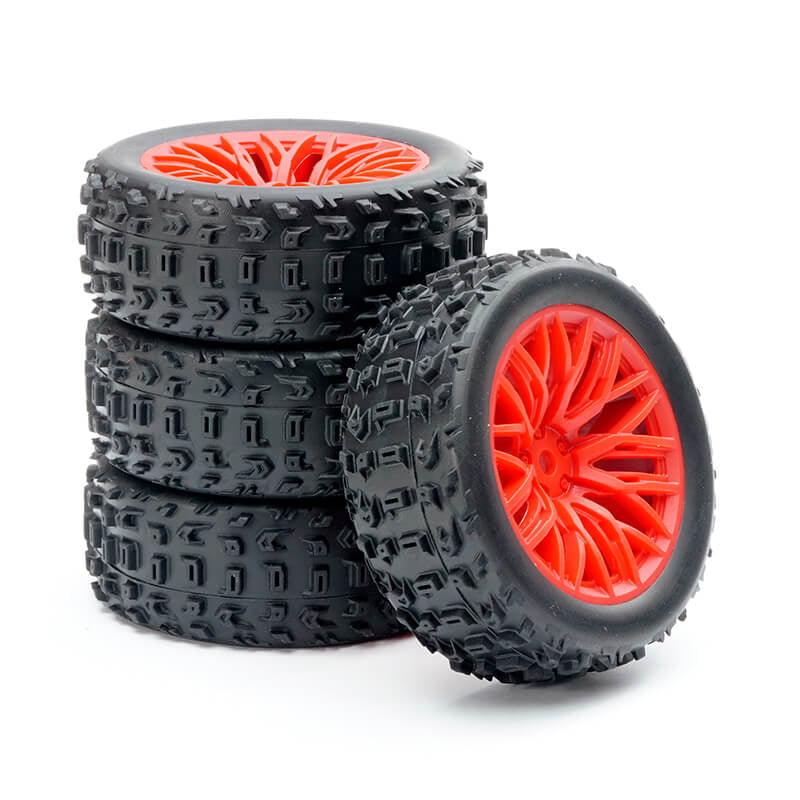 FASTRAX R/C PRODUCTS - FASTRAX ARRMA GROM WHEEL/TYRE
1/18 SET (4PC) - FTAR070R