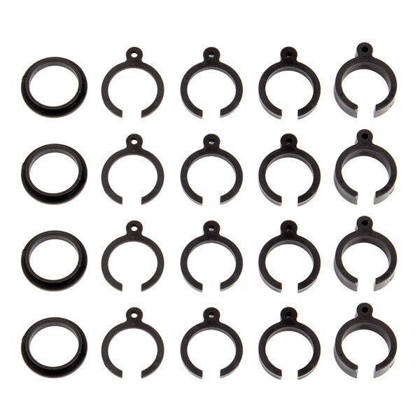 ASSOCIATED ELECTRICS - TEAM ASSOCIATED PROSC10/RAT/
REFLEX SPRING CLIPS/RETAINERS - AS71054