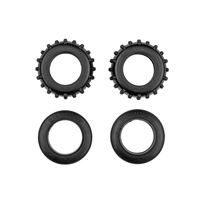 ASSOCIATED ELECTRICS - ASSOCIATED RC10 MODEL 24 TYRE
SET - AS21754