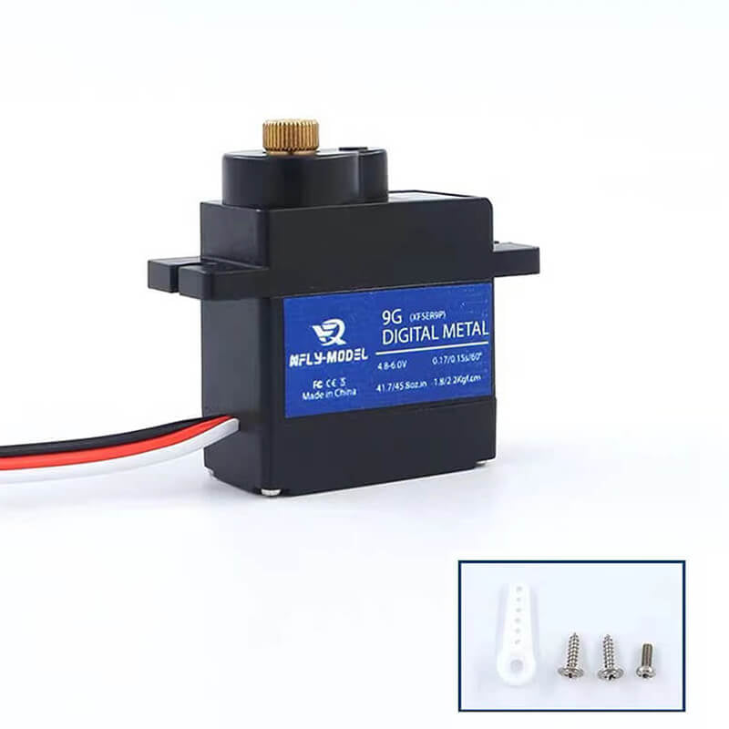 XFLY MODEL - XFLY 9G DIGITAL METAL GEAR
SERVO POSITIVE WITH 400MM LEAD - XFSER9P-400