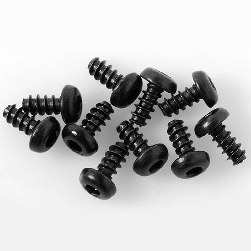 RC4WD - BUTTON HEAD SELF TAPPING
SCREWS M3 X 6MM (BLACK) - Z-S1574